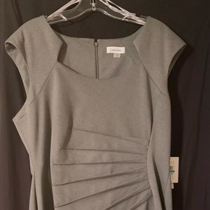 Beautiful gray cocktail dress!